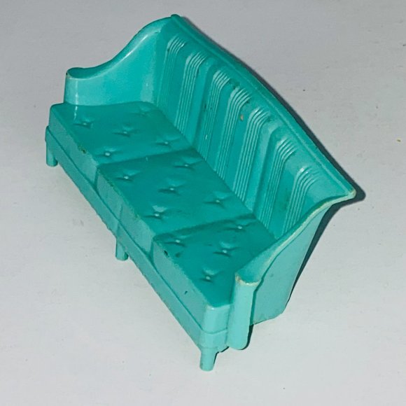 Pretend Play Dollhouse Playset Miniature Toy Couch - Picture 7 of 8